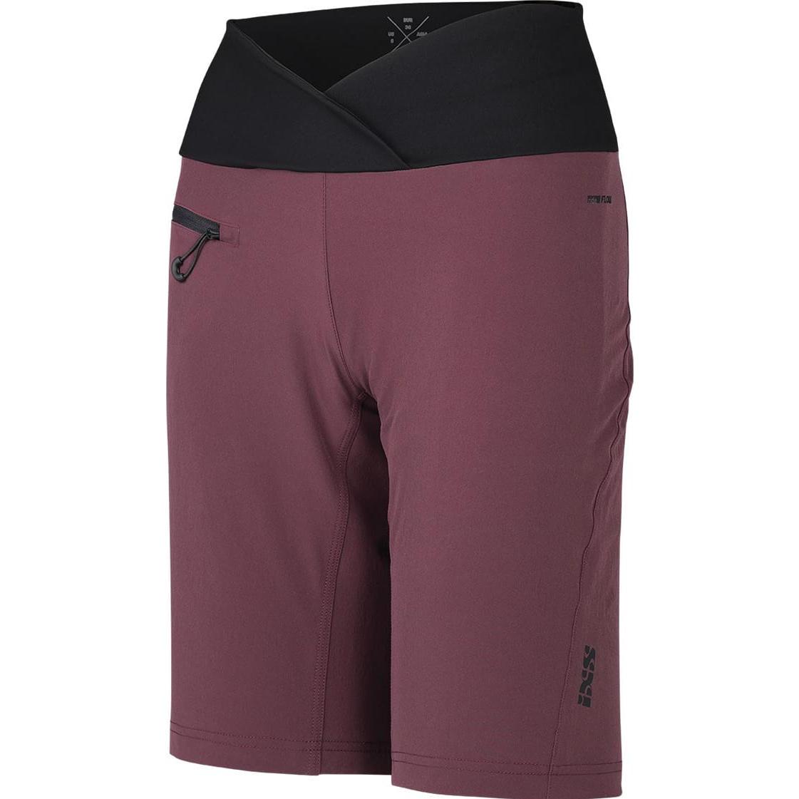 iXS, Damen, Velohosen, Women"s Flow XTG Hip-Hugger Shorts (34), Violett, 34