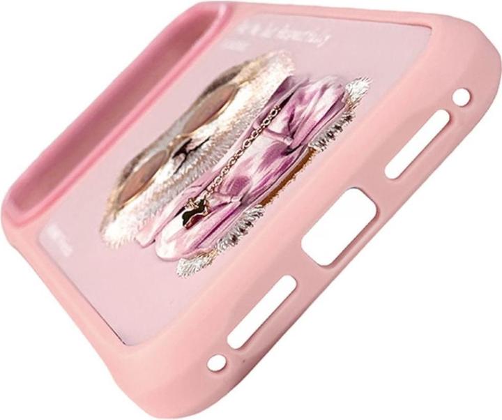 Actual product image Nimmy Etui Glasses Cool Dog do iPhone 17 Pro różowy (Apple iPhone 17 Pro)
