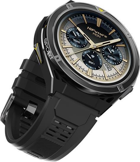 Actual product image HiFuture smartwatch Active black yellow HSSW9BY (105 mm)