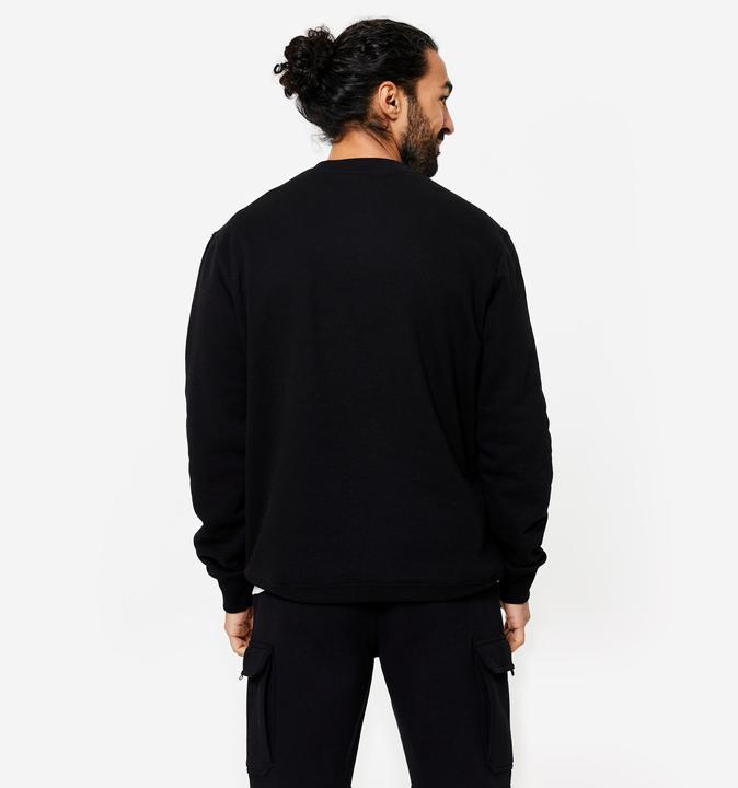 Produktbild Domyos Sweatshirt Herren warm Baumwollgewebe - schwarz (XL)