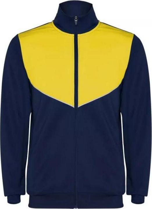 Dunkles Marineblau, Gelb