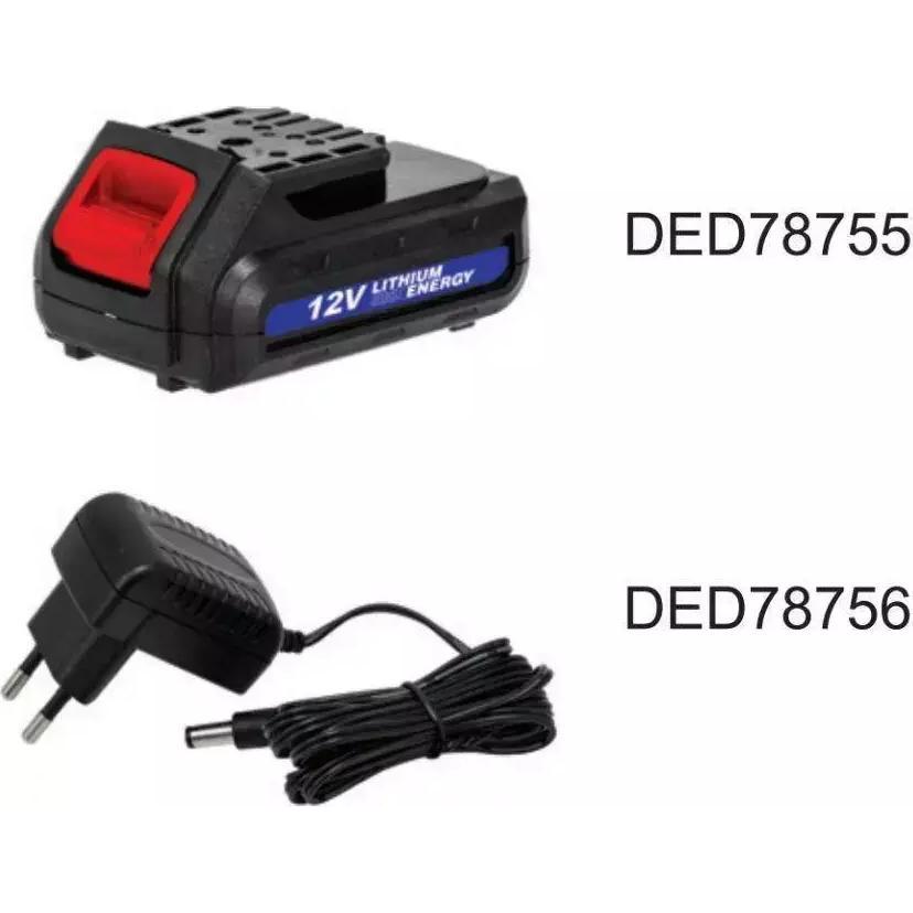 Dedra, Werkzeugakku + Ladegerät, 12V-Ladegerät für DED7875 (DED78756) (12 V)