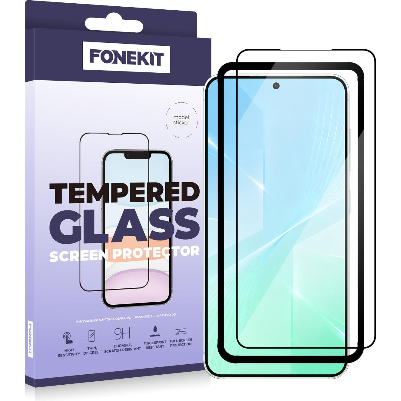FoneKit Full Cover Screen Protector, Samsung Galaxy S26 (Samsung Galaxy S26), Pellicola protettiva smartphone, Trasparente
