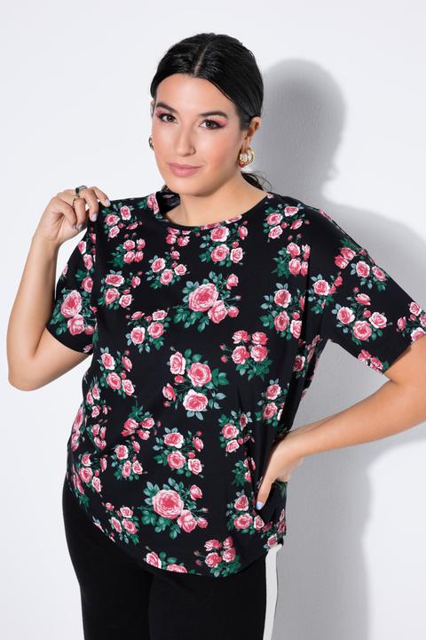 Produktbild Studio Untold T-Shirt, oversized, Roses-Print (56)