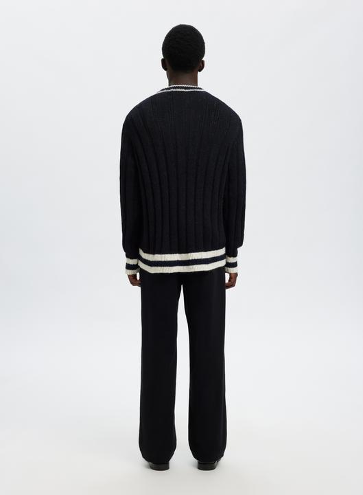 Immagine prodotto Selected Wollmix Pullover mit V-Ausschnitt (L)