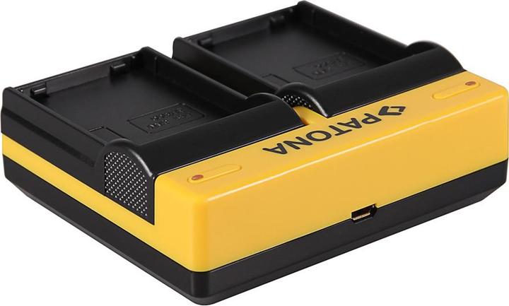 Immagine prodotto Patona Caricabatterie doppio per Samsung BP1900 NX1 NX-1 con cavo micro-USB