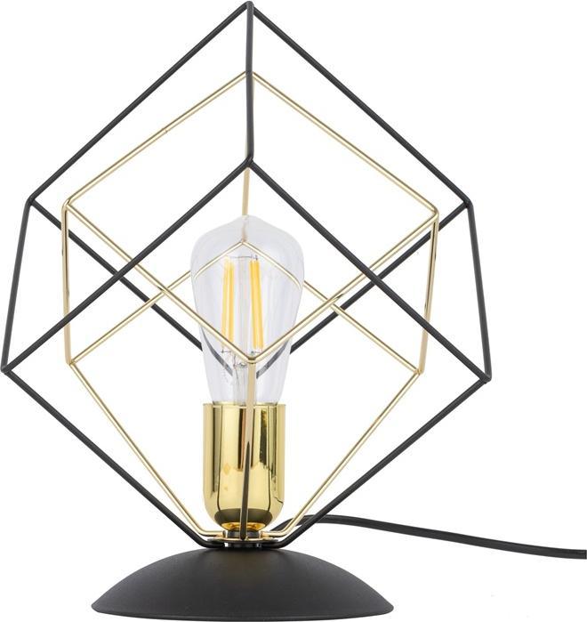 Immagine prodotto TK Lighting LAMPADA DA TAVOLO ALAMBRE E27 5450 NERO/ORO
