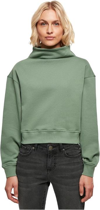 Produktbild Urban Classics Ladies Organic Short High Neck Crew (5XL)