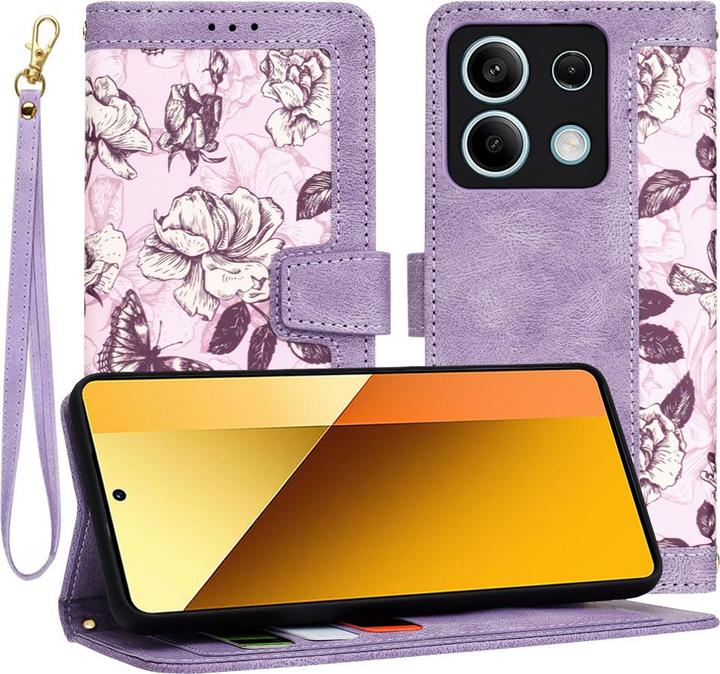 Produktbild Techsuit - FlipCraft - Xiaomi Redmi Note 13 5G - Mysterious Purple (Xiaomi Redmi Note 13 5G)