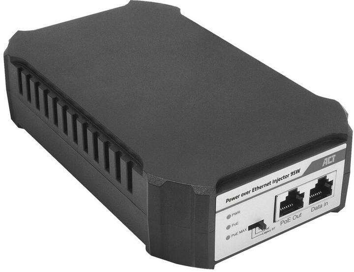 Actual product image ACT PoE injector 95W IEEE 802.3bt (802.3bt (PoE++), 95 W)