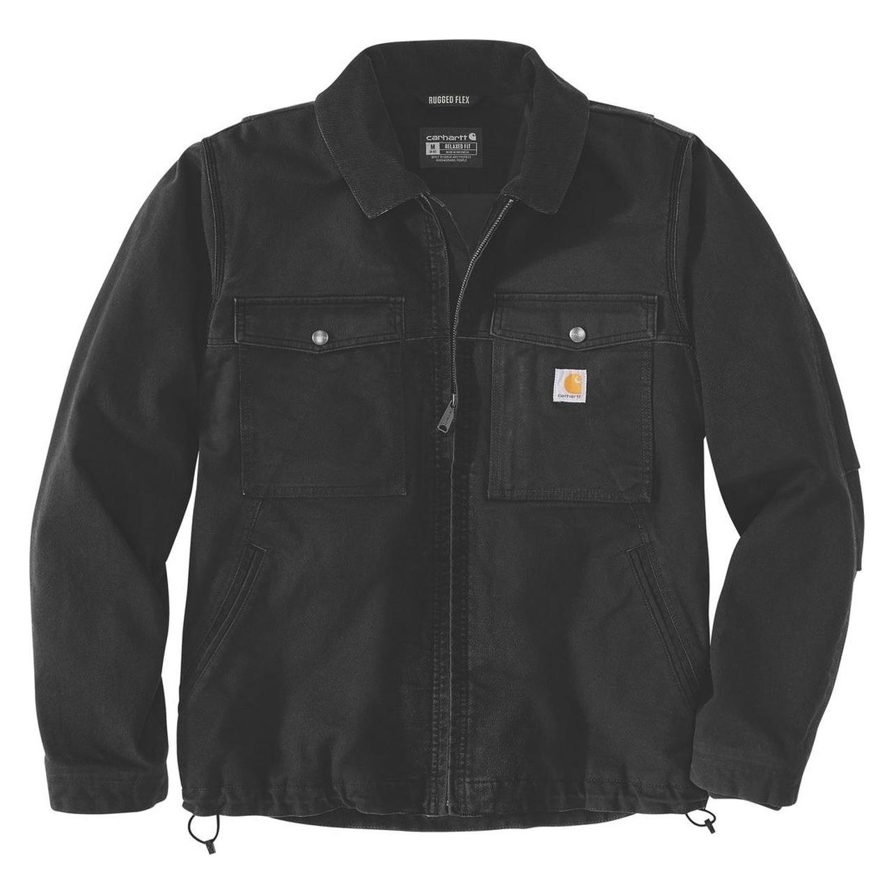 Carhartt, Werkjas, Montana Rugged Flex Duck Schwarze Jacke (Xl)