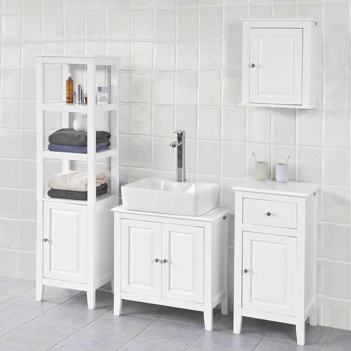 Actual product image SoBuy Vanity unit white Bathroom cabinet (60 x 30 x 62 cm)