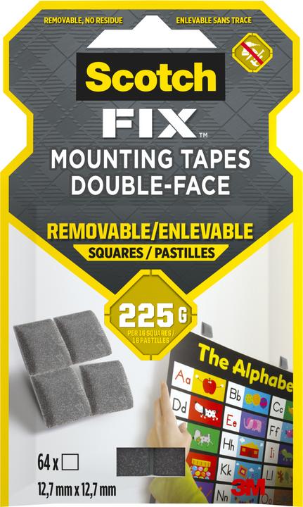 Scotch Scotch-Fix Removable Mounting Squares