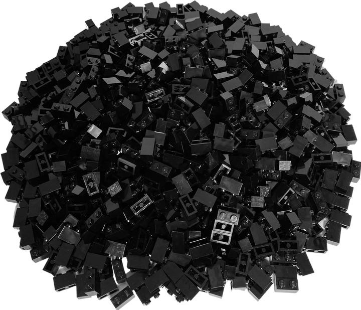 Image du produit LEGO 1x2 briques noires - 250 pièces - 3004 - (3004, LEGO Accessoires)