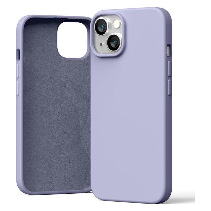Mercury Silicone iPhone 16 6,1" lawendowy/lavender (Apple iPhone 16), Smartphone Hülle, Violett