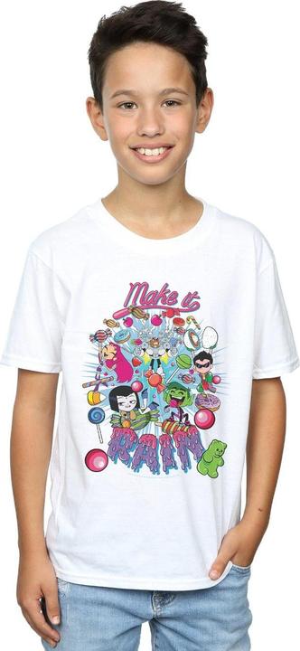 Image du produit - T-shirt TEEN TITANS GO MAKE IT RAIN - Garçon (140, 146)