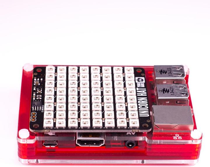 Actual product image Pimoroni Unicorn HAT (HAS)