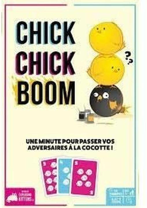 Actual product image Exploding Kittens Chick Chick Boom (French)