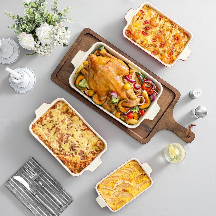 Actual product image Malacasa Auflaufform-Set aus Keramik