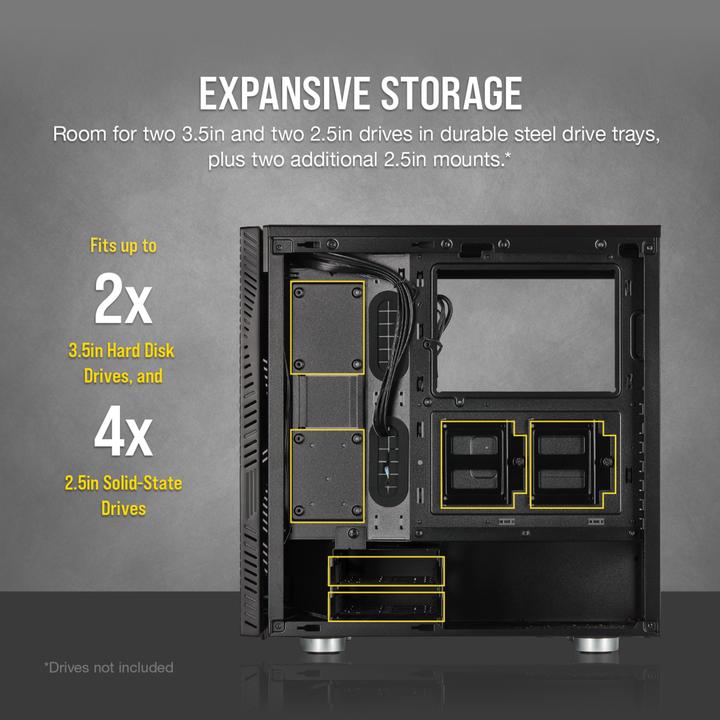 Produktbild Corsair Airflow 275R (mATX, Mini-ITX, ATX)