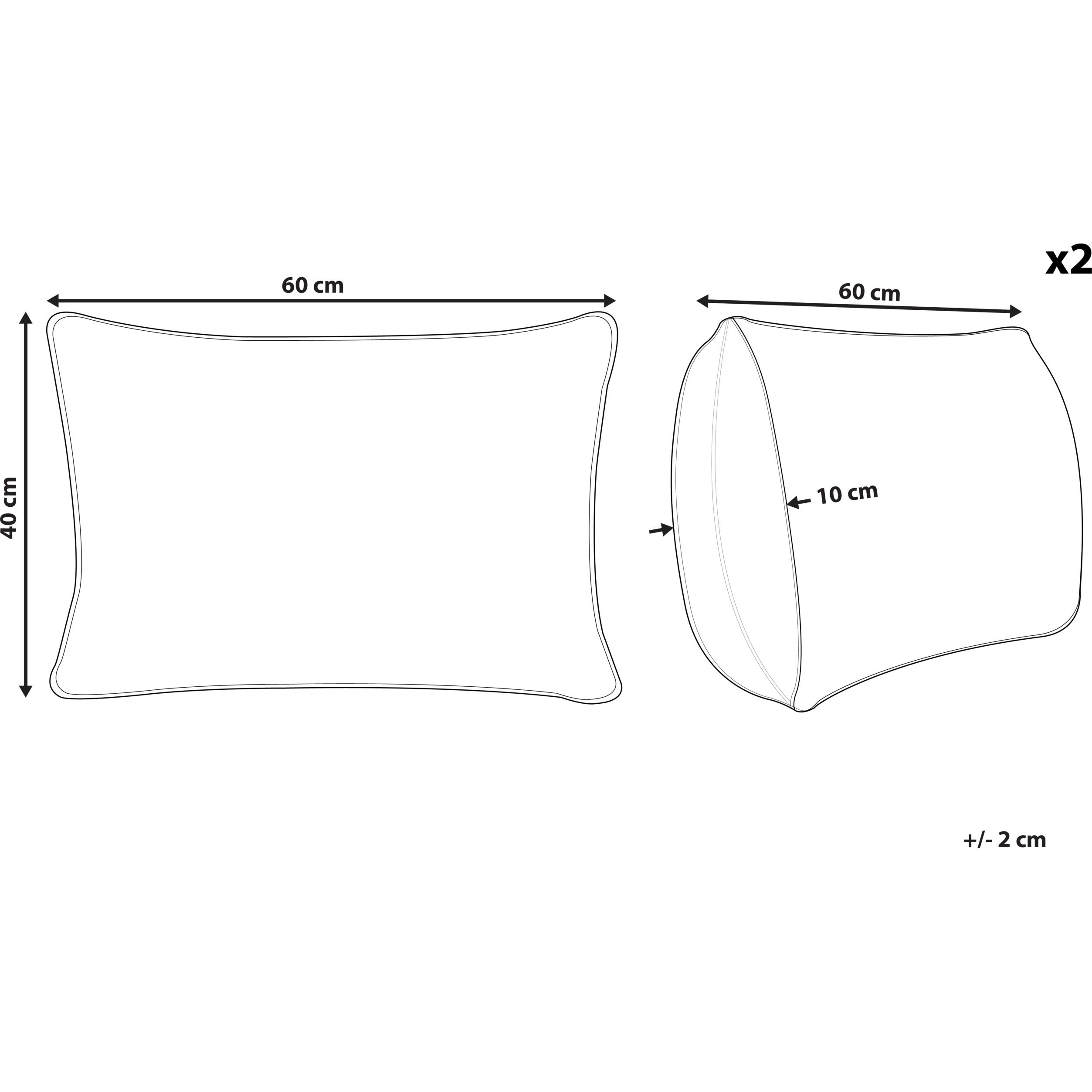 Thumbnail - Beliani, Dekokissen, Majra (40 x 60 cm)