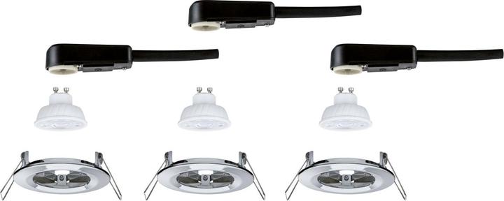 Produktbild Paulmann 92310 Nova LED-Einbauleuchte GU10 4.9 W Chrom (550 lm, GU10)