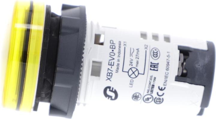 Actual product image Schneider Electric PILOT LIGHT - LED - Yellow - 230v