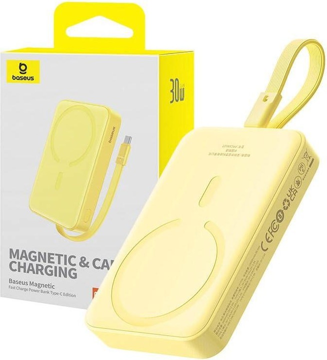 Actual product image Baseus Magnetic Mini (10000 mAh, 30 W, 38.50 Wh)