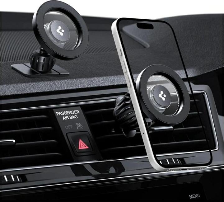 Immagine prodotto Spigen MFT13 Supporto MagSafe per auto per cockpit o ventilazione - Nero