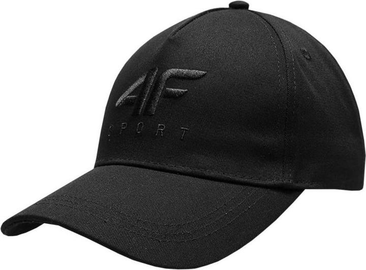 Actual product image 4F Men's Cap M132 deep black SS23ACABM132 20S (L)