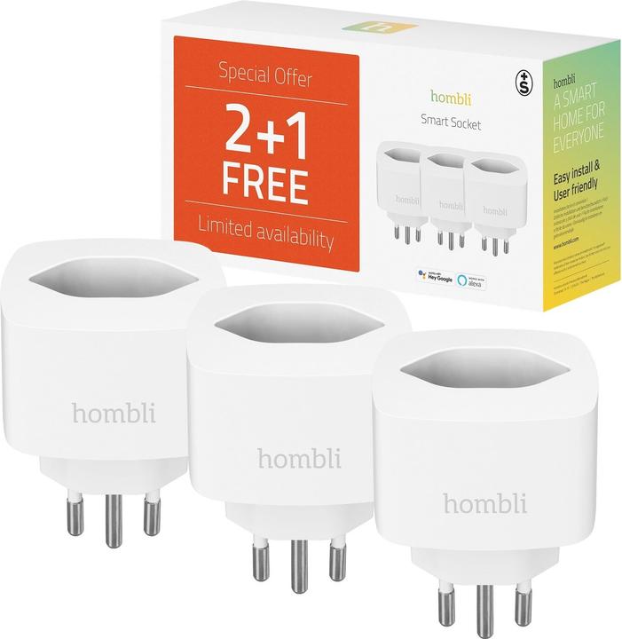 Hombli Smart Swiss Socket 2+1