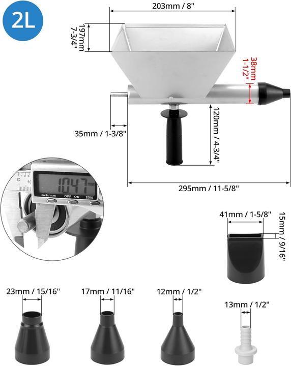 Produktbild Qwork Fugenpistole-Aufsatz