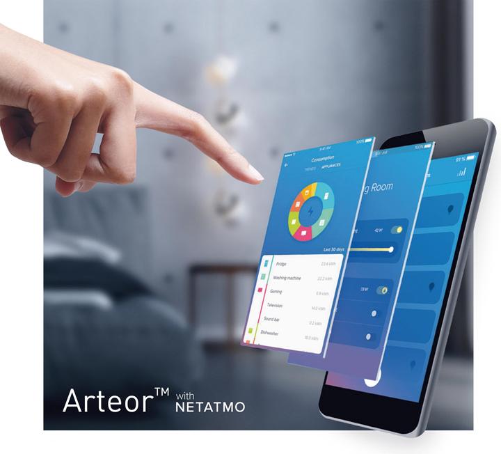 Produktbild Legrand Arteor with Netatmo Funk-Szenentaster Tag/Nacht