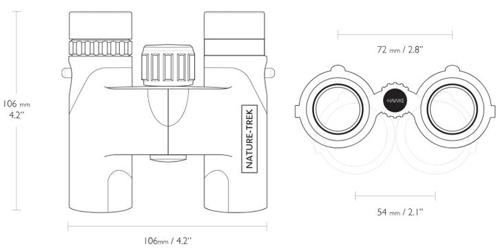 Immagine prodotto Hawke Fernglas Nature-Trek Binokular HAW35051 (8x, 25 mm)