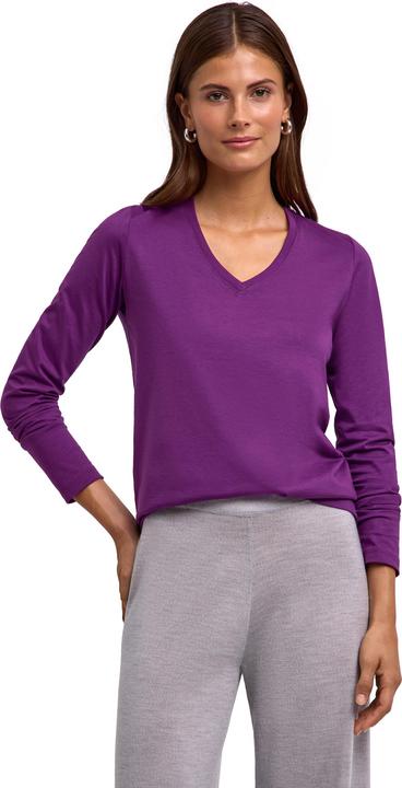 Actual product image Falke FAV Pima Jersey V-Neck LS w (L)