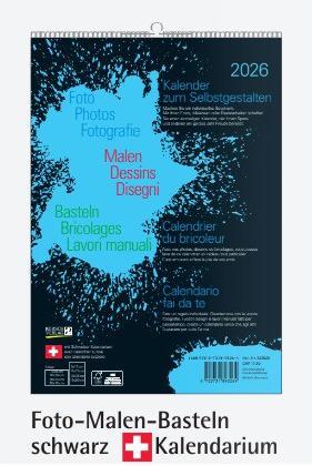 Immagine prodotto Bastelkalender schwarz (A4)