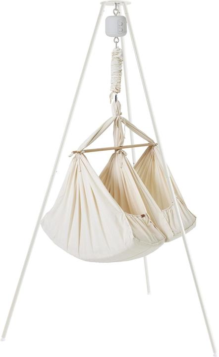 Image du produit Membantu Ensemble hamac bébé support Basic jumeaux White/Nature/Grey
