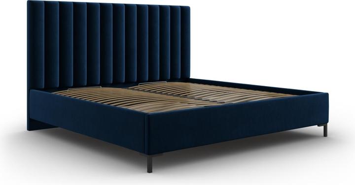 Image du produit Micadoni Lit Coffre en Velours Avec Tête de Lit, "Allison", 220x170x130Fabriqué en Europe (160 x 200 cm)