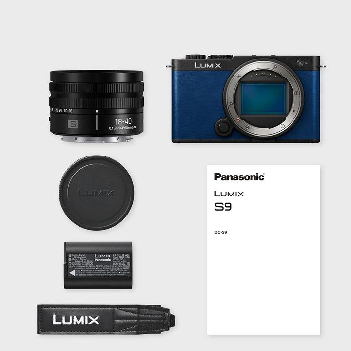 Image du produit Panasonic Lumix S9 Kit (18 - 40 mm, 24.20 Mpx, Plein format)