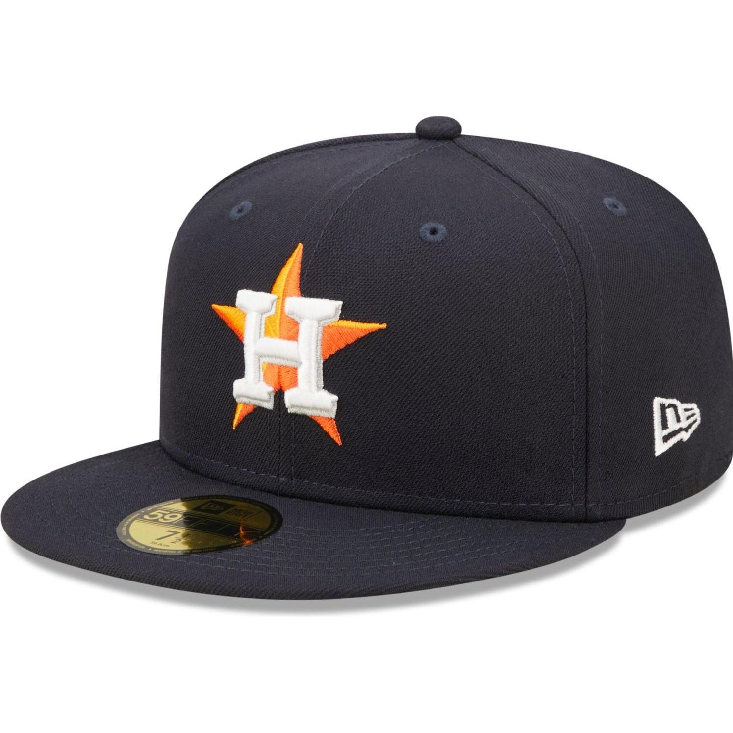 New Era, Herren, Cap, 59Fifty Authentic Onfield Houston Astros, Blau, (6 7/8)