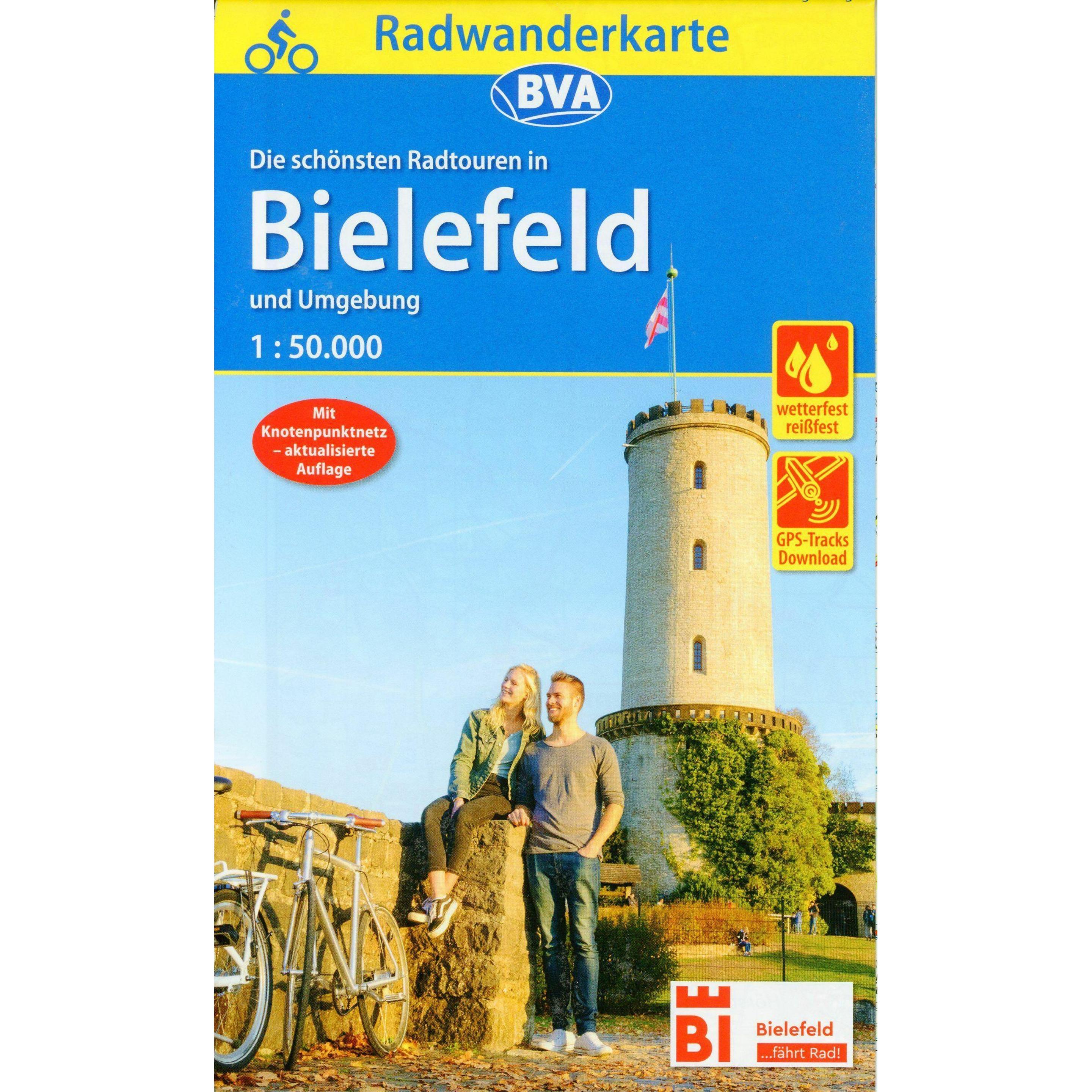 Bielefelder Radwanderkarte BVA Radwandern in Bielef (40611792)