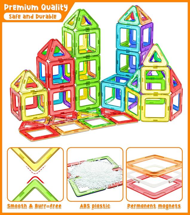 Produktbild Cooljoy 50-teiliges Magnetbausteine-Set