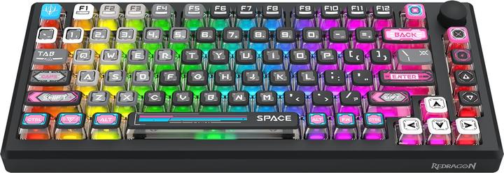 Actual product image Redragon K732MC-RGB-PRO Uranus Pro 82 (US, Wireless, Cable)