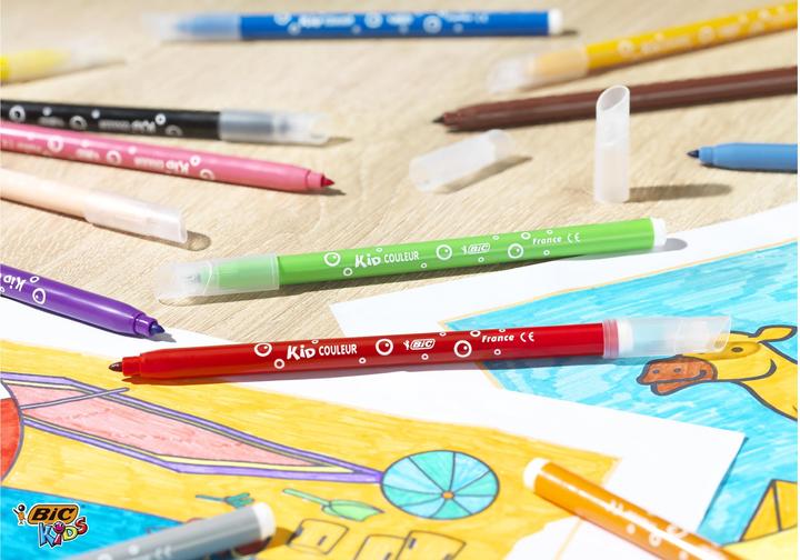 Image du produit Bic Kids Stylos à pointe en fibre Kid Couleur (24x)