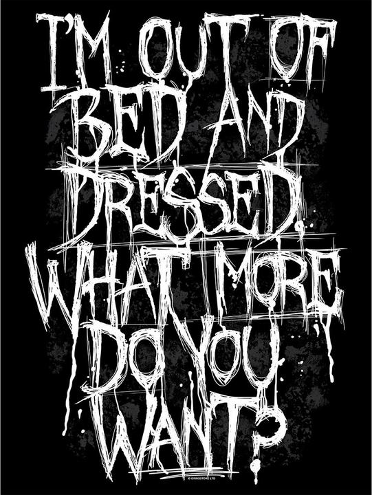 Produktbild Grindstore I'm Out Of Bed and Dressed TShirt (L)