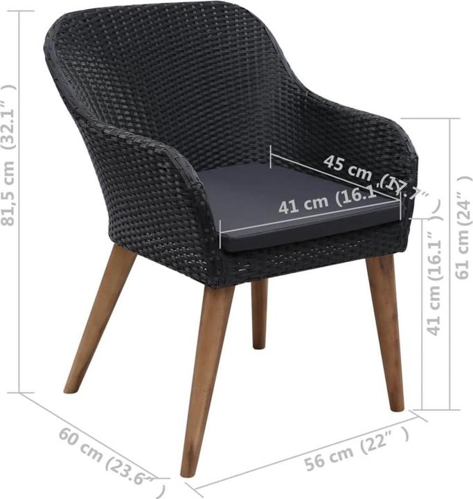 Produktbild vidaXL Gartenstuhl