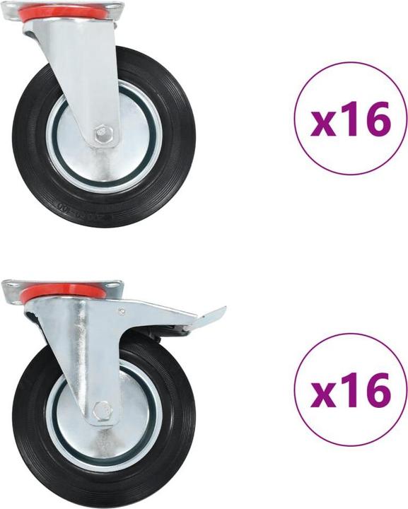 Produktbild vidaXL Lenkrolle