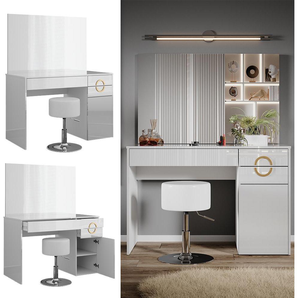 Thumbnail - Vicco, Schminktisch, Adela mit Hocker