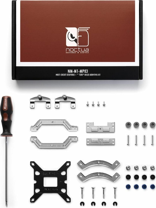 Actual product image Noctua NM-M1-MP83, mounting/mounting (silver) (260 mm)