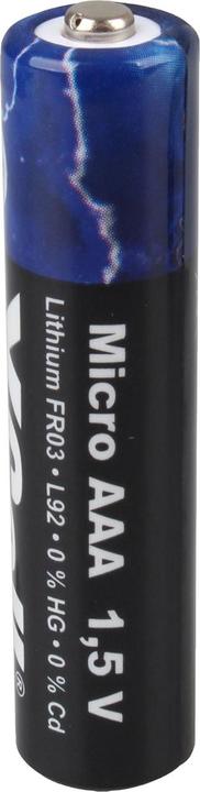 Produktbild XCell XTREME Lithium AAA Batterie 4er (4 Stk., AAA, 1000 mAh)